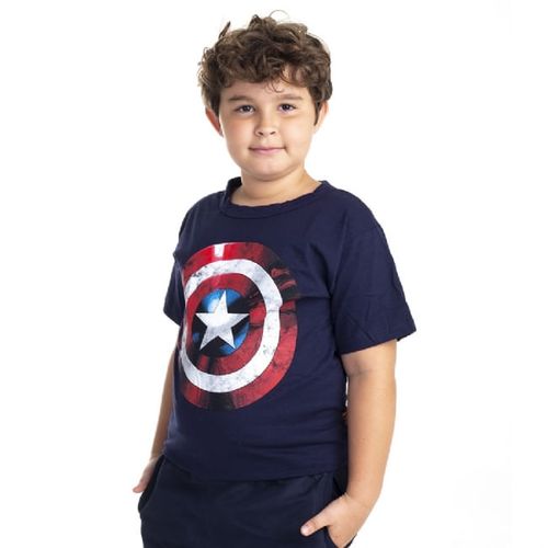 Camiseta Infantil Capitão América Escudo