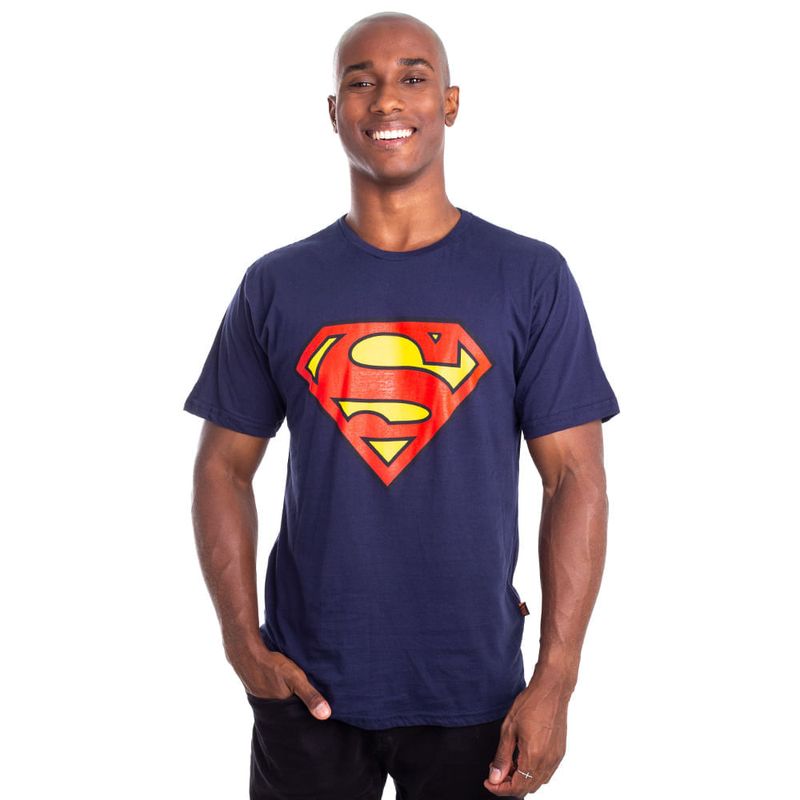 Camiseta Adulto Superman Simbolo MCDVMSUPER HOMEM