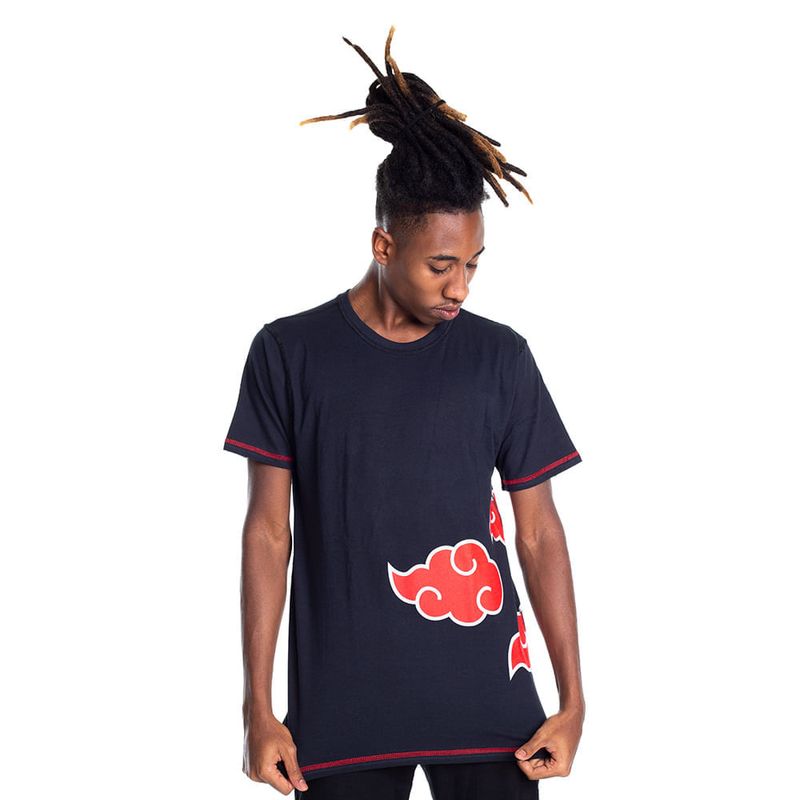 Camiseta Camisa Anime Naruto Personagem Membros Akatsuki