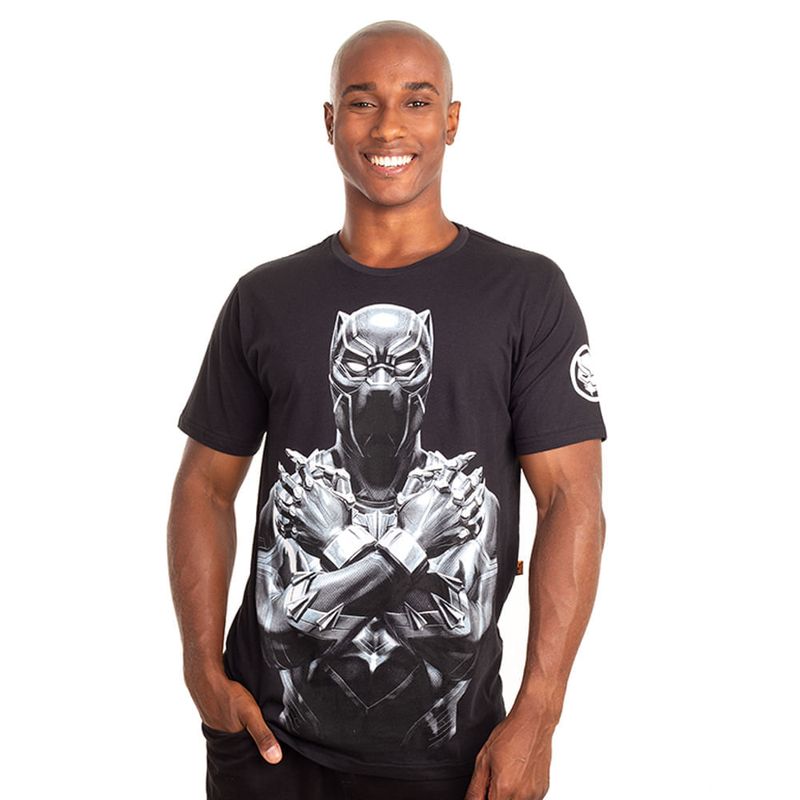 Camiseta Piticas - Black Panther Pantera Negra Wakanda