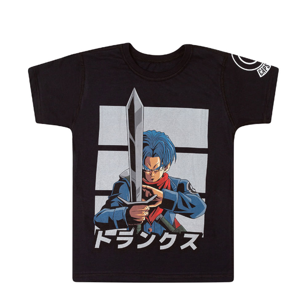 Camiseta Dragon Ball Super - Goku Black Face - Estampa Total
