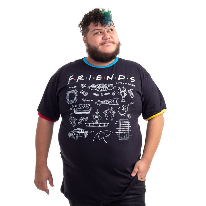 Camiseta t-shirt Mais que amigos, friends