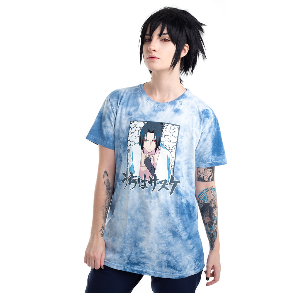 Camisa Naruto Clássico- Sasuke - Color Print