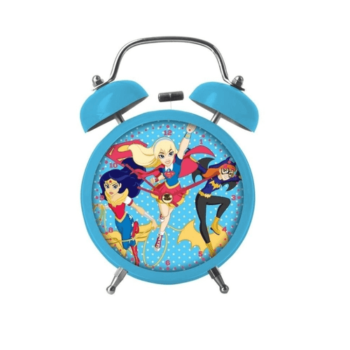 Relógio Despertador Super Hero Girls