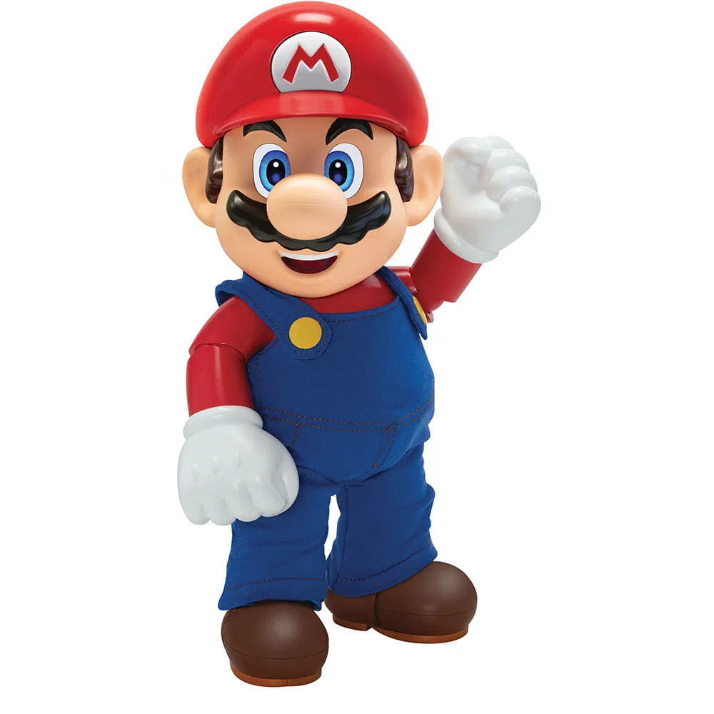 Brinquedo Boneco Estátua Mario e Cappy: Super Mario Odyssey