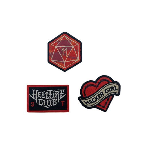 Kit 3 Patches Stranger Things