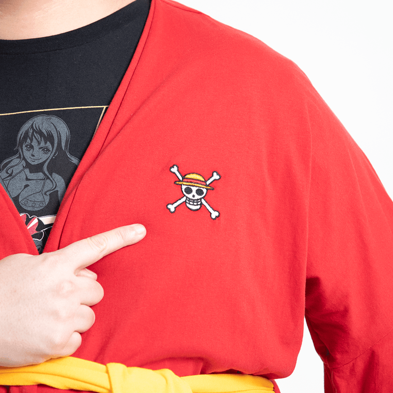 Capa Kimono One Piece Luffy Com Faixa