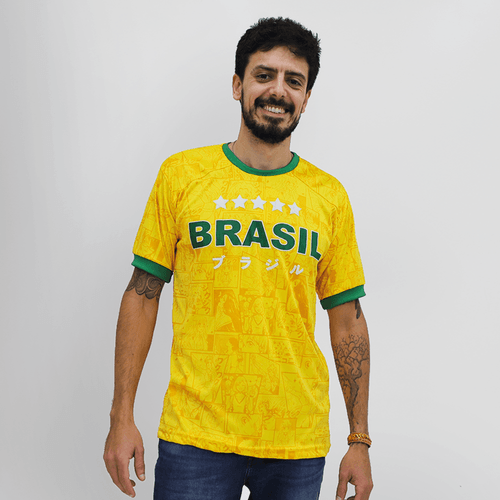 Camiseta Autoral Brasil Animes Hexa