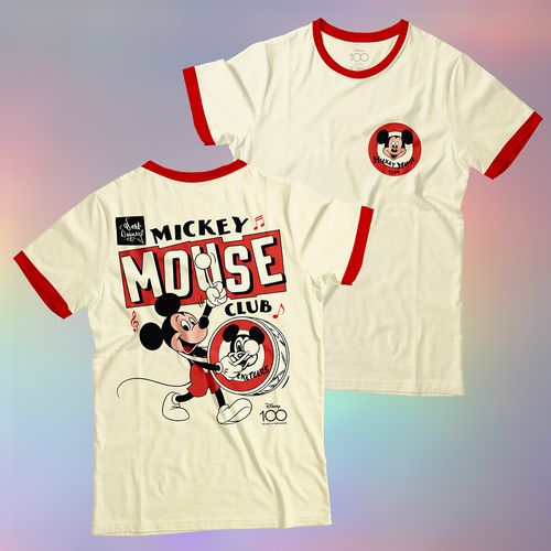 Camiseta Disney 100 Mickey Mouse Club