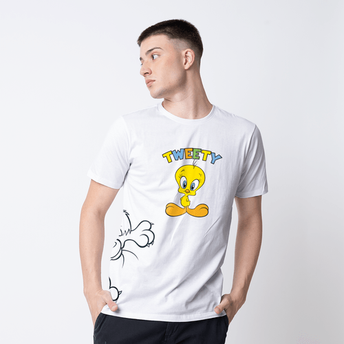 Camiseta Looney Tunes Piu Piu e Frajola
