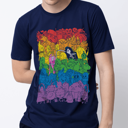 Camiseta Marceline e Jujuba Rainbow