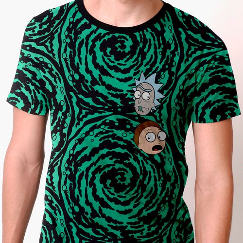Camiseta Rick & Morty Spirals