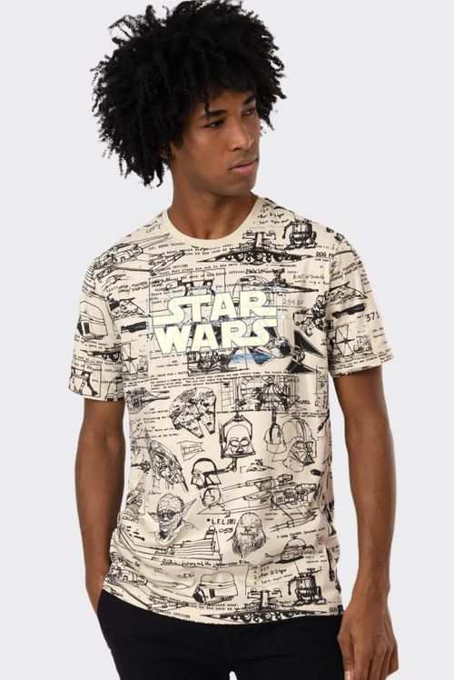 Camiseta Star Wars Rascunhos