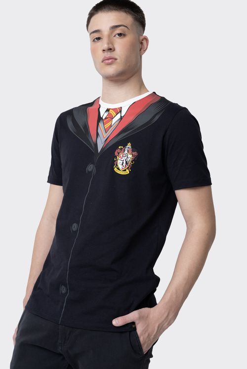 Camiseta Harry Potter Capa Grifinória