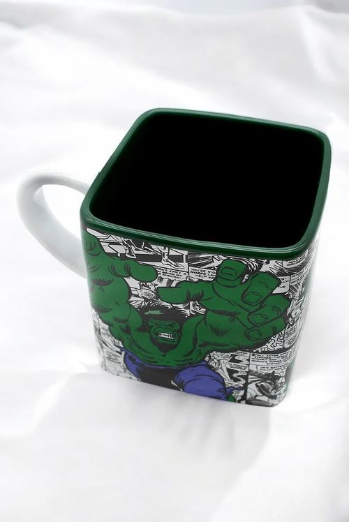 Caneca Cubo Marvel Hulk Quadrinhos