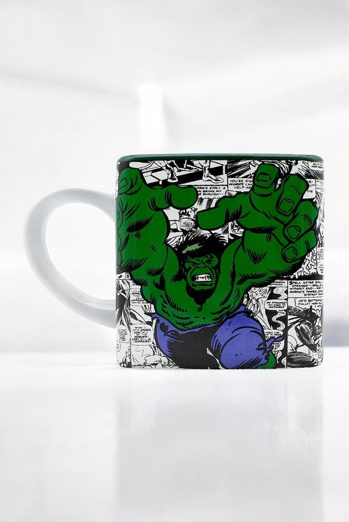 Caneca Cubo Marvel Hulk Quadrinhos