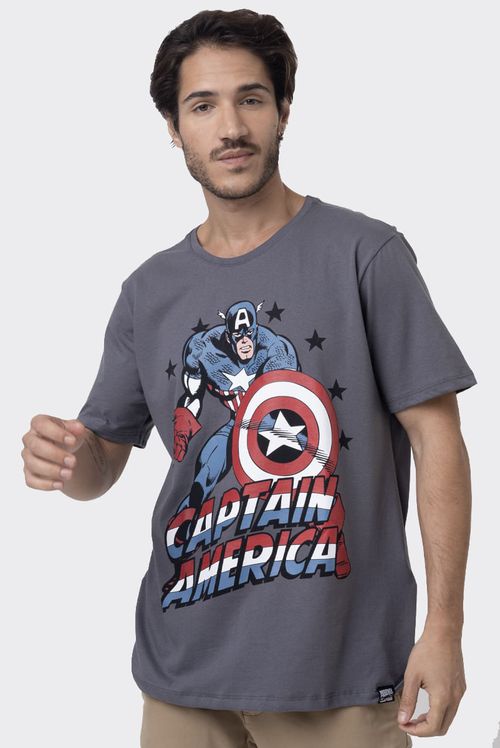 Camiseta Marvel Capitão América Vintage