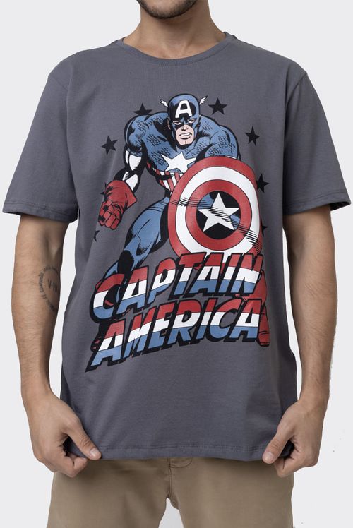 Camiseta Marvel Capitão América Vintage