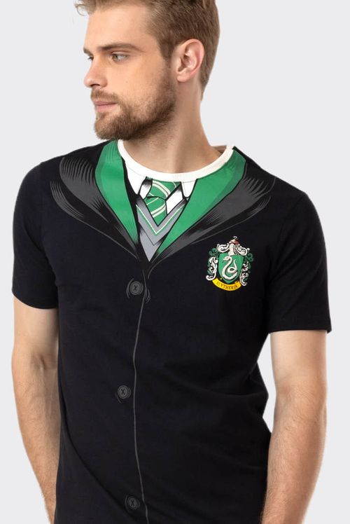 Camiseta Harry Potter Capa Sonserina