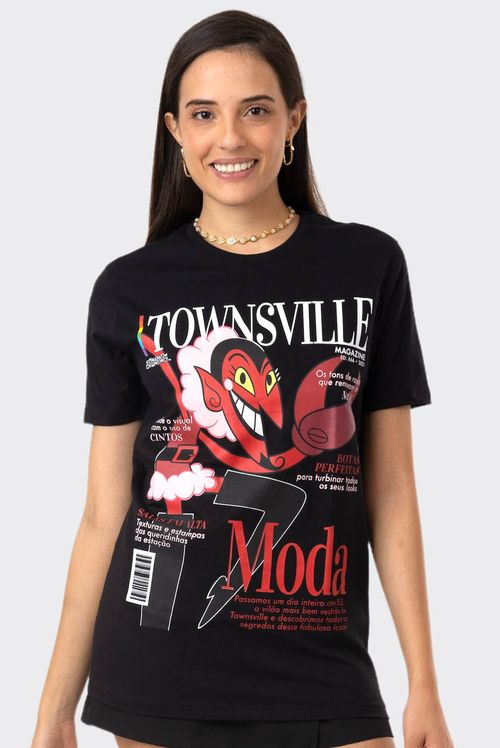 Camiseta As Meninas Superpoderosas Ele é Capa de Revista