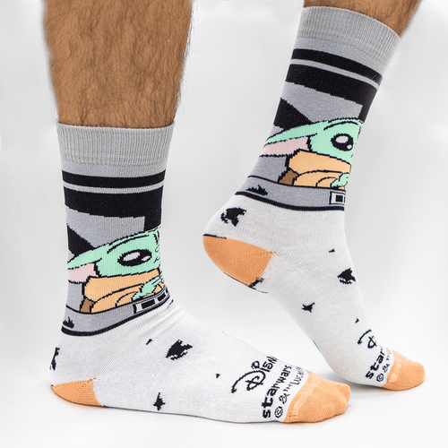 Meia Cano Alto Star Warsmeia Theandalorianrogu Cor Unissexca 21 Ao 2