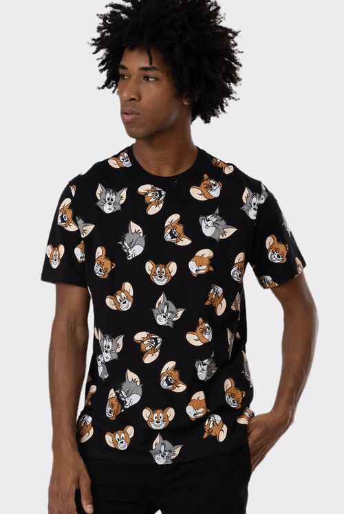 Camiseta Tom e Jerry Rostos