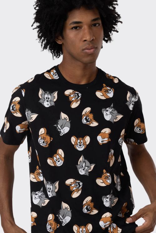 Camiseta Tom e Jerry Rostos