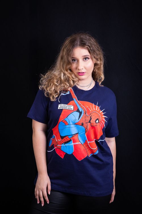 Camiseta Marvel Homem Aranha Amigão da Vizinhança