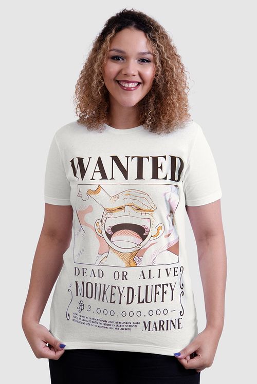 Camiseta One Piece Luffy Wanted