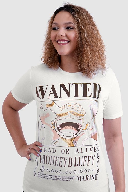 Camiseta One Piece Luffy Wanted