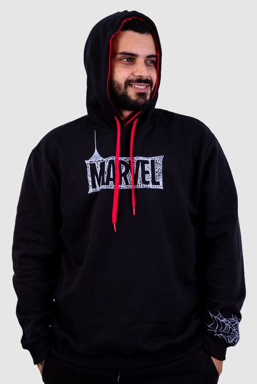 Moletom Com Capuz Marvel Homem Aranha Teia