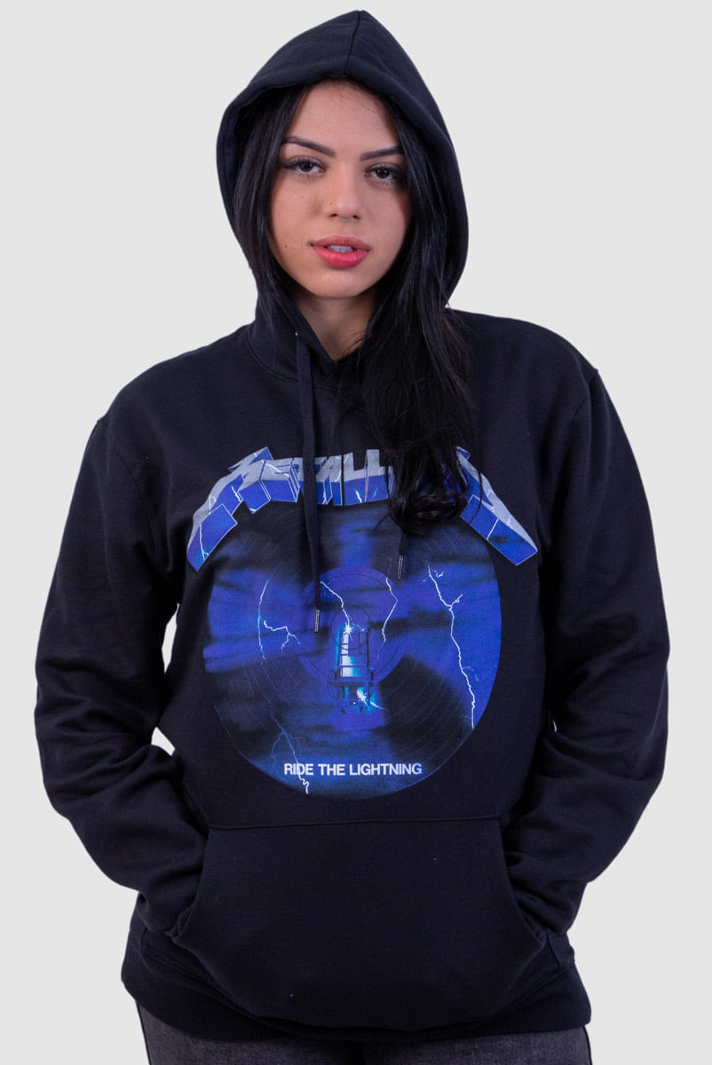 Moletom Com Capuz Metallica Ride The Lightning