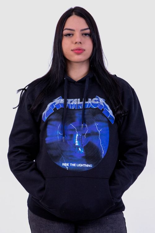 Moletom Com Capuz Metallica Ride The Lightning