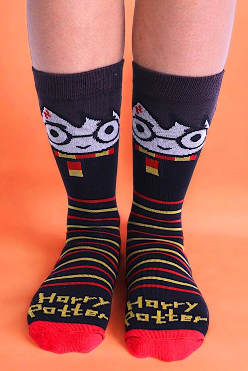 Meia Cano Alto Harry Potter