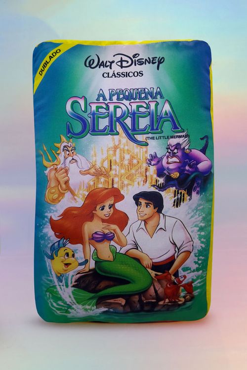 Almofada VHS Disney Pequena Sereia