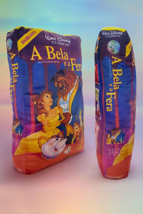 Almofada VHS Disney Bela e a Fera