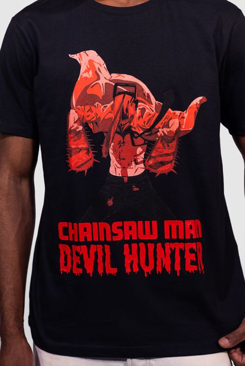 Camiseta Chainsaw Man Devil Hunter