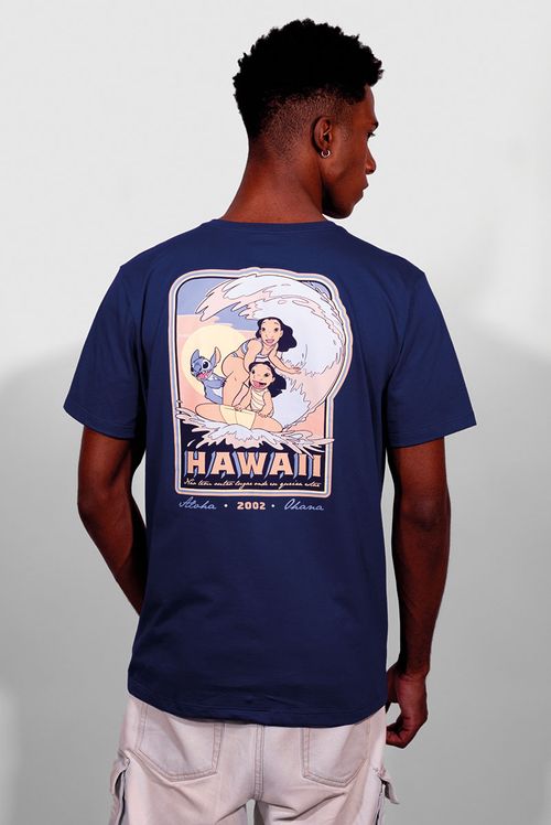 Camiseta Disney Stitch Hawaii Surf