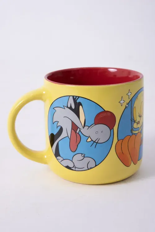 Caneca Looney Tunes Frajola e Piu-Piu Good Vibes