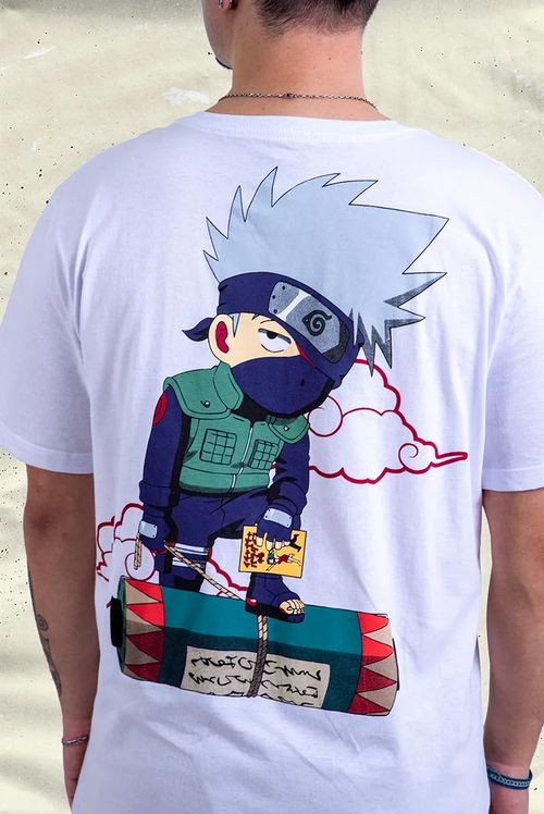 Camiseta Naruto Kakashi Sensei Chibi