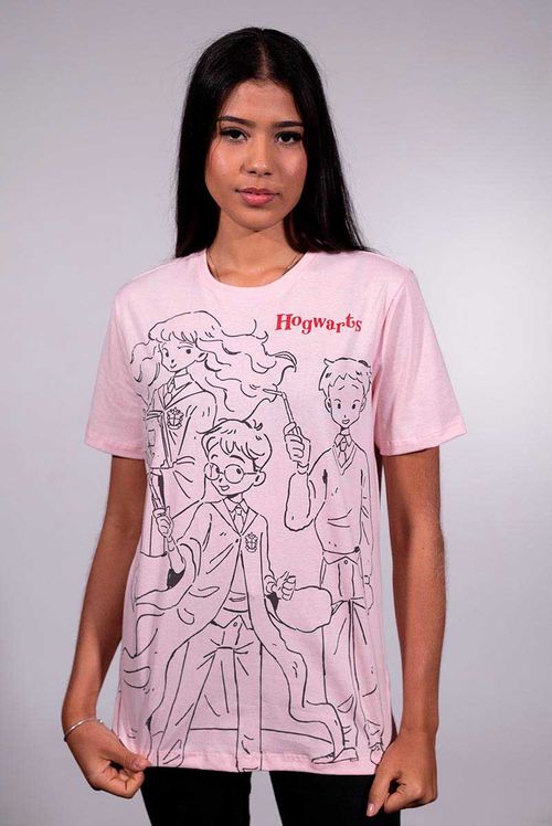 Camiseta Harry Potter O Trio de Ouro