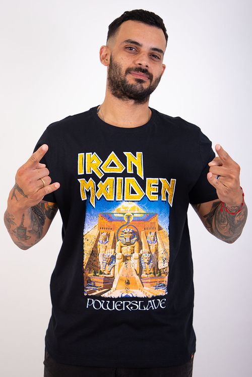 Camiseta Rock Hits Iron Maiden Powerslave