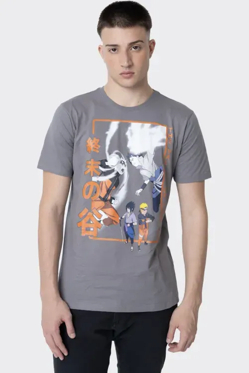 Camiseta Unissex Naruto Vs Sasuke