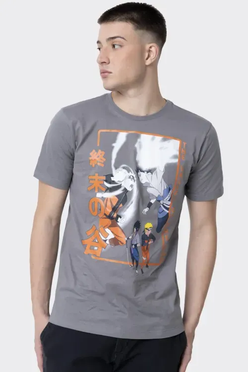 Camiseta Unissex Naruto Vs Sasuke