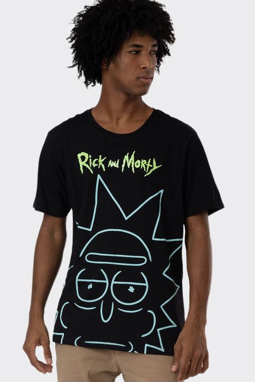Camiseta Unissex Rick And Morty Heads