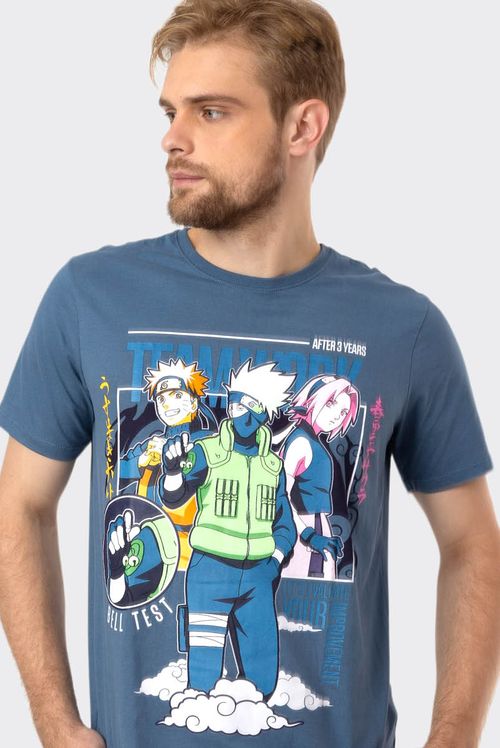 Camiseta Unissex Naruto Novo Time 7