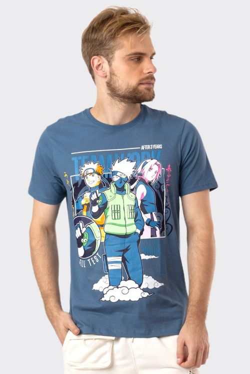 Camiseta Unissex Naruto Novo Time 7