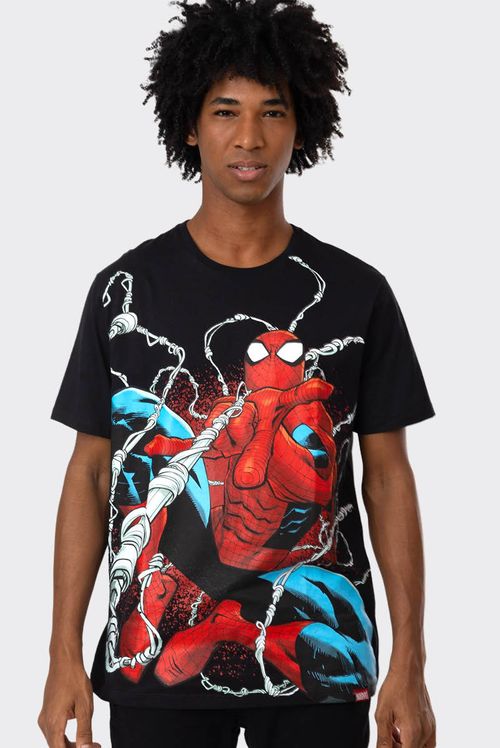 Camiseta Unissex Marvel Homem Aranha Heroes
