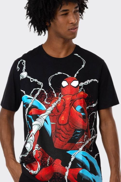Camiseta Unissex Marvel Homem Aranha Heroes