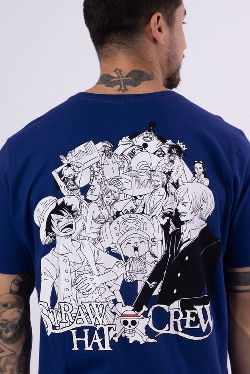 Camiseta One Piece Aliança Pirata Icones